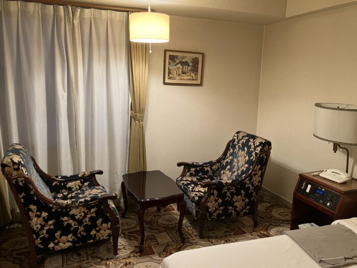 仙台の老舗ホテル、江陽グランドホテルの客室