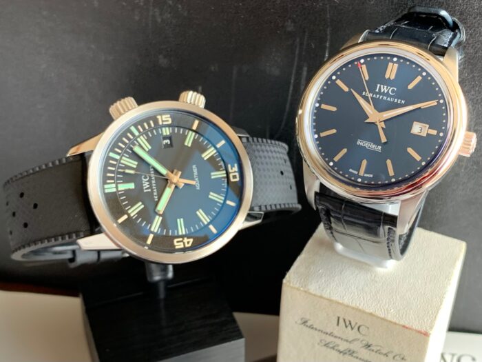 IWCヴィンテージインヂュニアとヴィンテージアクアタイマー